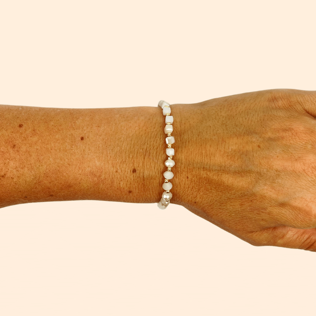 Glasperlen Armband