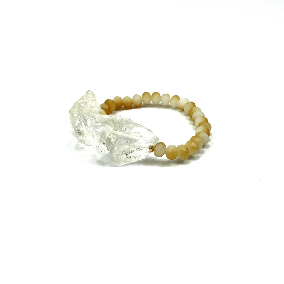 Kristalle Glasperlen Armband