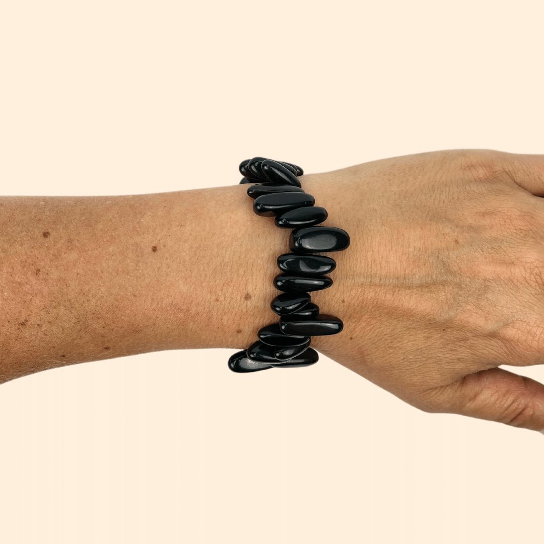 Obsidiansplitter Armband