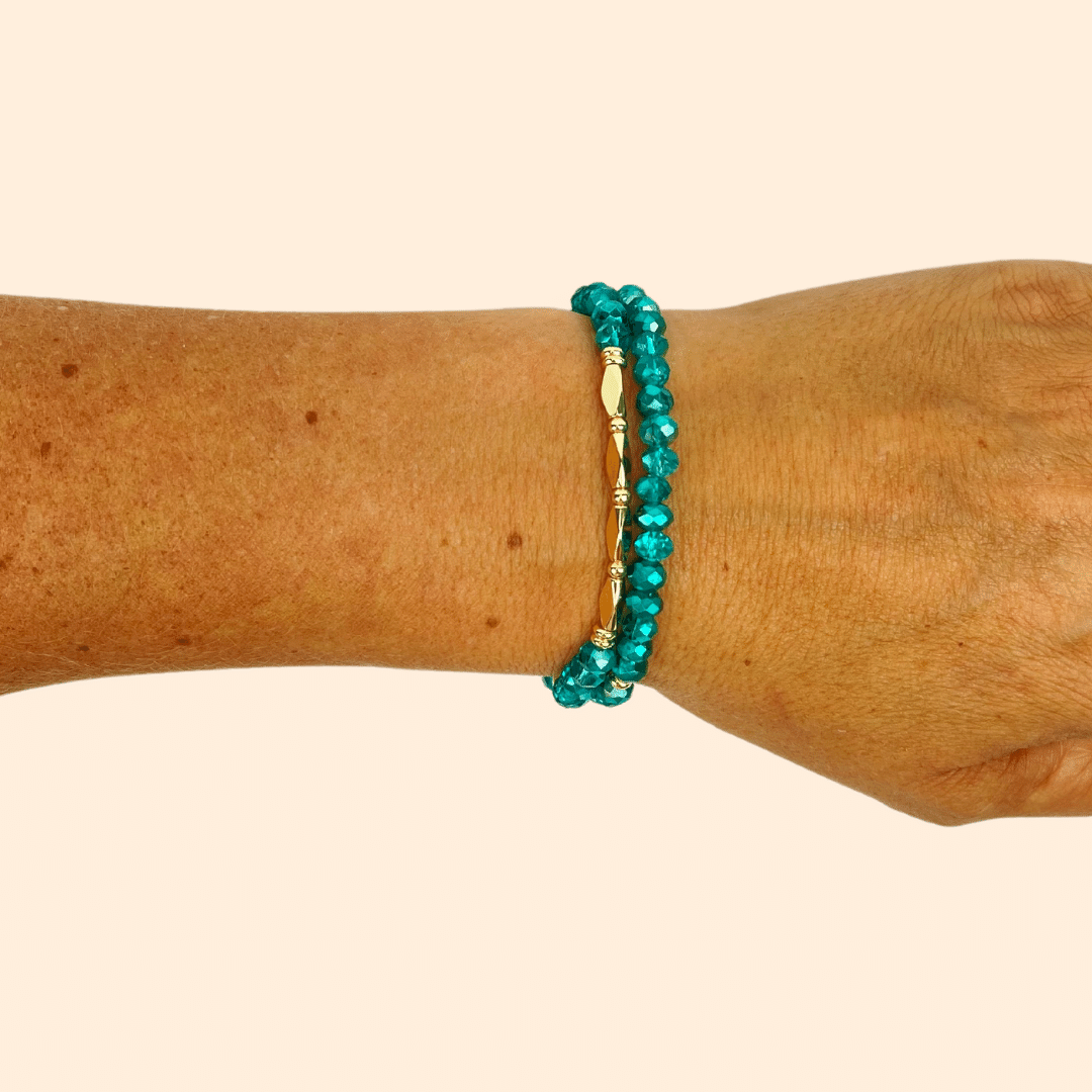 Glasperlen Armband