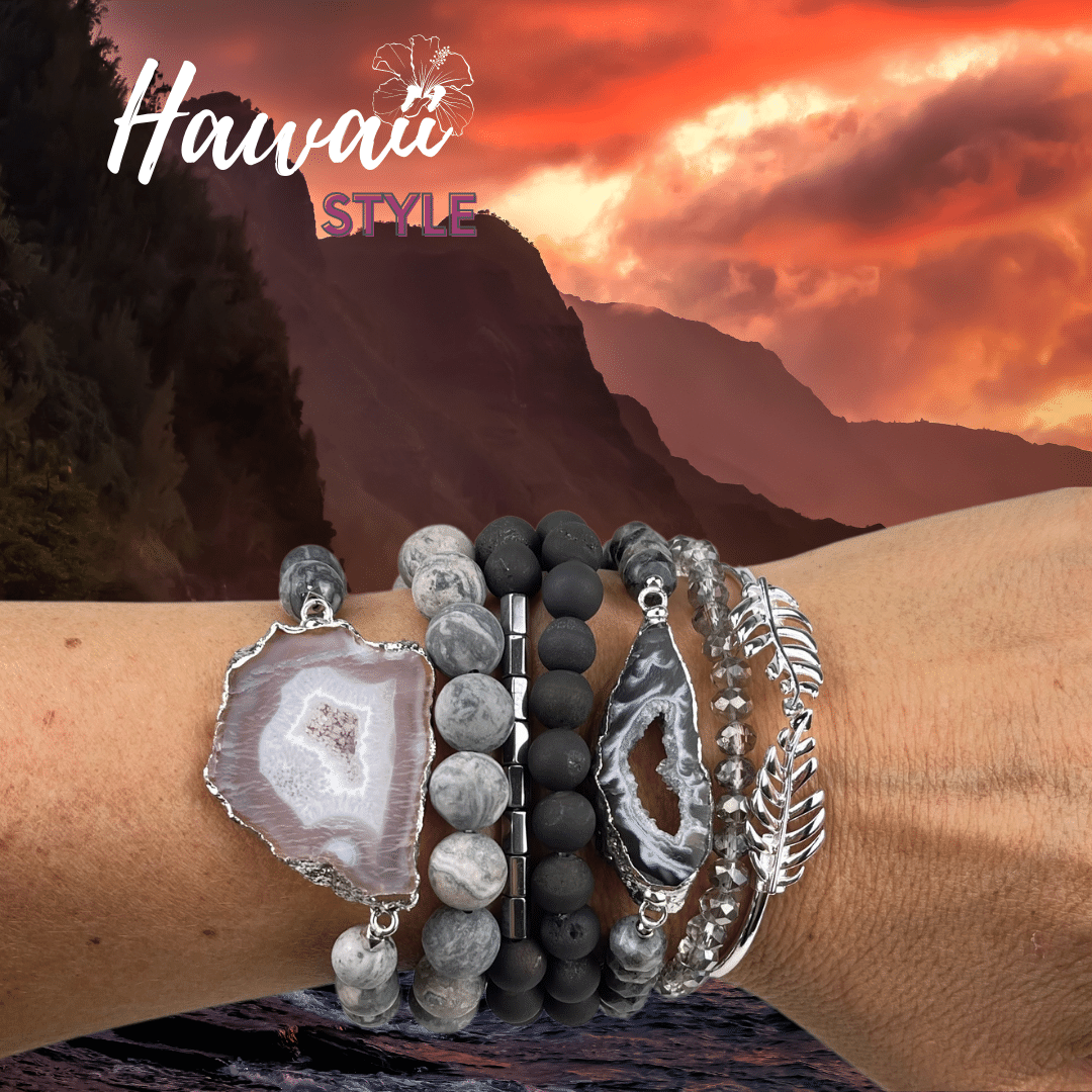 Hawaii Style Armschmuck 7er Set